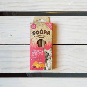Soopa Arándano Rojo y Boniato palitos dentales